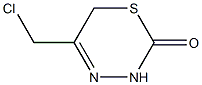 5-(chloromethyl)-3,6-dihydro-2H-1,3,4-thiadiazin-2-one Struktur