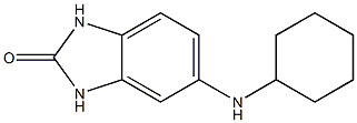 5-(cyclohexylamino)-2,3-dihydro-1H-1,3-benzodiazol-2-one 结构式