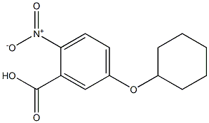 5-(cyclohexyloxy)-2-nitrobenzoic acid,,结构式