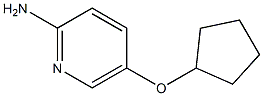 5-(cyclopentyloxy)pyridin-2-amine Struktur