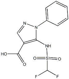 5-(difluoromethanesulfonamido)-1-phenyl-1H-pyrazole-4-carboxylic acid