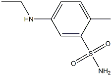 5-(ethylamino)-2-methylbenzene-1-sulfonamide 化学構造式