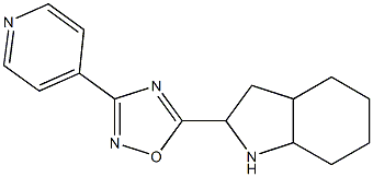 5-(octahydro-1H-indol-2-yl)-3-(pyridin-4-yl)-1,2,4-oxadiazole