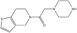 5-(piperazin-1-ylacetyl)-4,5,6,7-tetrahydrothieno[3,2-c]pyridine