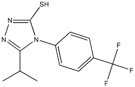 5-(propan-2-yl)-4-[4-(trifluoromethyl)phenyl]-4H-1,2,4-triazole-3-thiol|