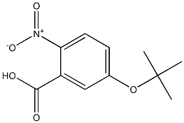 5-(tert-butoxy)-2-nitrobenzoic acid,,结构式