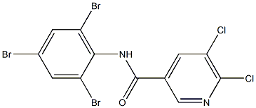 5,6-dichloro-N-(2,4,6-tribromophenyl)pyridine-3-carboxamide