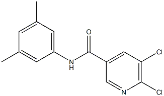 5,6-dichloro-N-(3,5-dimethylphenyl)pyridine-3-carboxamide Structure