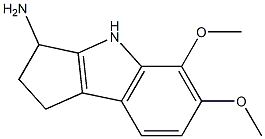 5,6-dimethoxy-1H,2H,3H,4H-cyclopenta[b]indol-3-amine|