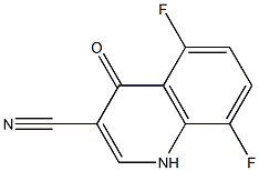  5,8-difluoro-4-oxo-1,4-dihydroquinoline-3-carbonitrile