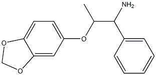 5-[(1-amino-1-phenylpropan-2-yl)oxy]-2H-1,3-benzodioxole Structure