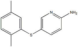 5-[(2,5-dimethylphenyl)sulfanyl]pyridin-2-amine Structure