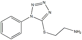 5-[(2-aminoethyl)sulfanyl]-1-phenyl-1H-1,2,3,4-tetrazole Structure