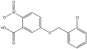  5-[(2-chlorophenyl)methoxy]-2-nitrobenzoic acid