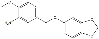 5-[(2H-1,3-benzodioxol-5-yloxy)methyl]-2-methoxyaniline|