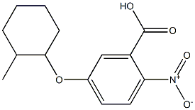 5-[(2-methylcyclohexyl)oxy]-2-nitrobenzoic acid|