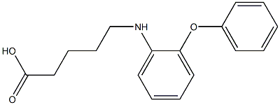  5-[(2-phenoxyphenyl)amino]pentanoic acid