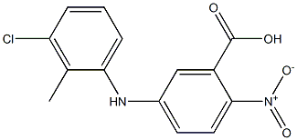 5-[(3-chloro-2-methylphenyl)amino]-2-nitrobenzoic acid