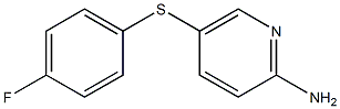 5-[(4-fluorophenyl)sulfanyl]pyridin-2-amine Struktur