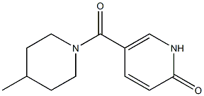  5-[(4-methylpiperidin-1-yl)carbonyl]-1,2-dihydropyridin-2-one