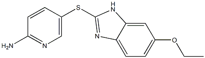 5-[(6-ethoxy-1H-1,3-benzodiazol-2-yl)sulfanyl]pyridin-2-amine Structure