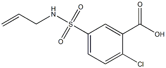 5-[(allylamino)sulfonyl]-2-chlorobenzoic acid,,结构式