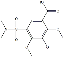 5-[(dimethylamino)sulfonyl]-2,3,4-trimethoxybenzoic acid