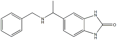 5-[1-(benzylamino)ethyl]-2,3-dihydro-1H-1,3-benzodiazol-2-one Structure