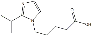 5-[2-(propan-2-yl)-1H-imidazol-1-yl]pentanoic acid 结构式