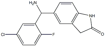 5-[amino(5-chloro-2-fluorophenyl)methyl]-2,3-dihydro-1H-indol-2-one