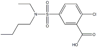5-[butyl(ethyl)sulfamoyl]-2-chlorobenzoic acid