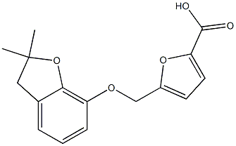  5-{[(2,2-dimethyl-2,3-dihydro-1-benzofuran-7-yl)oxy]methyl}furan-2-carboxylic acid