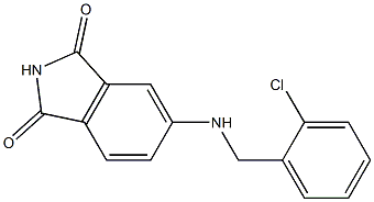 5-{[(2-chlorophenyl)methyl]amino}-2,3-dihydro-1H-isoindole-1,3-dione Structure