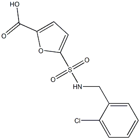 5-{[(2-chlorophenyl)methyl]sulfamoyl}furan-2-carboxylic acid