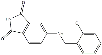 5-{[(2-hydroxyphenyl)methyl]amino}-2,3-dihydro-1H-isoindole-1,3-dione Structure