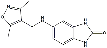 5-{[(3,5-dimethyl-1,2-oxazol-4-yl)methyl]amino}-2,3-dihydro-1H-1,3-benzodiazol-2-one|