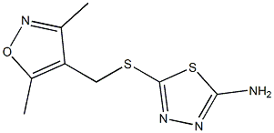 5-{[(3,5-dimethyl-1,2-oxazol-4-yl)methyl]sulfanyl}-1,3,4-thiadiazol-2-amine