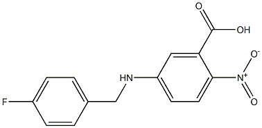  5-{[(4-fluorophenyl)methyl]amino}-2-nitrobenzoic acid