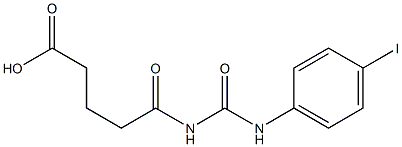 5-{[(4-iodophenyl)carbamoyl]amino}-5-oxopentanoic acid|