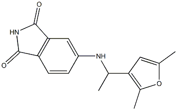 5-{[1-(2,5-dimethylfuran-3-yl)ethyl]amino}-2,3-dihydro-1H-isoindole-1,3-dione