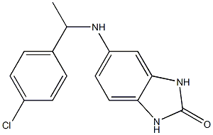  5-{[1-(4-chlorophenyl)ethyl]amino}-2,3-dihydro-1H-1,3-benzodiazol-2-one