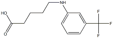 5-{[3-(trifluoromethyl)phenyl]amino}pentanoic acid