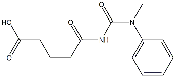 5-{[methyl(phenyl)carbamoyl]amino}-5-oxopentanoic acid