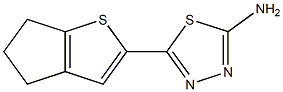  5-{4H,5H,6H-cyclopenta[b]thiophen-2-yl}-1,3,4-thiadiazol-2-amine