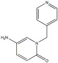 5-amino-1-(pyridin-4-ylmethyl)-1,2-dihydropyridin-2-one,,结构式