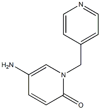 5-amino-1-(pyridin-4-ylmethyl)-1,2-dihydropyridin-2-one Structure