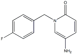 5-amino-1-[(4-fluorophenyl)methyl]-1,2-dihydropyridin-2-one Struktur