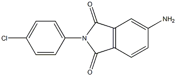 5-amino-2-(4-chlorophenyl)-2,3-dihydro-1H-isoindole-1,3-dione Struktur