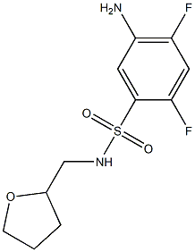 5-amino-2,4-difluoro-N-(oxolan-2-ylmethyl)benzene-1-sulfonamide