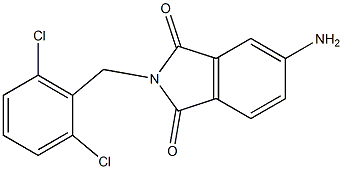 5-amino-2-[(2,6-dichlorophenyl)methyl]-2,3-dihydro-1H-isoindole-1,3-dione|